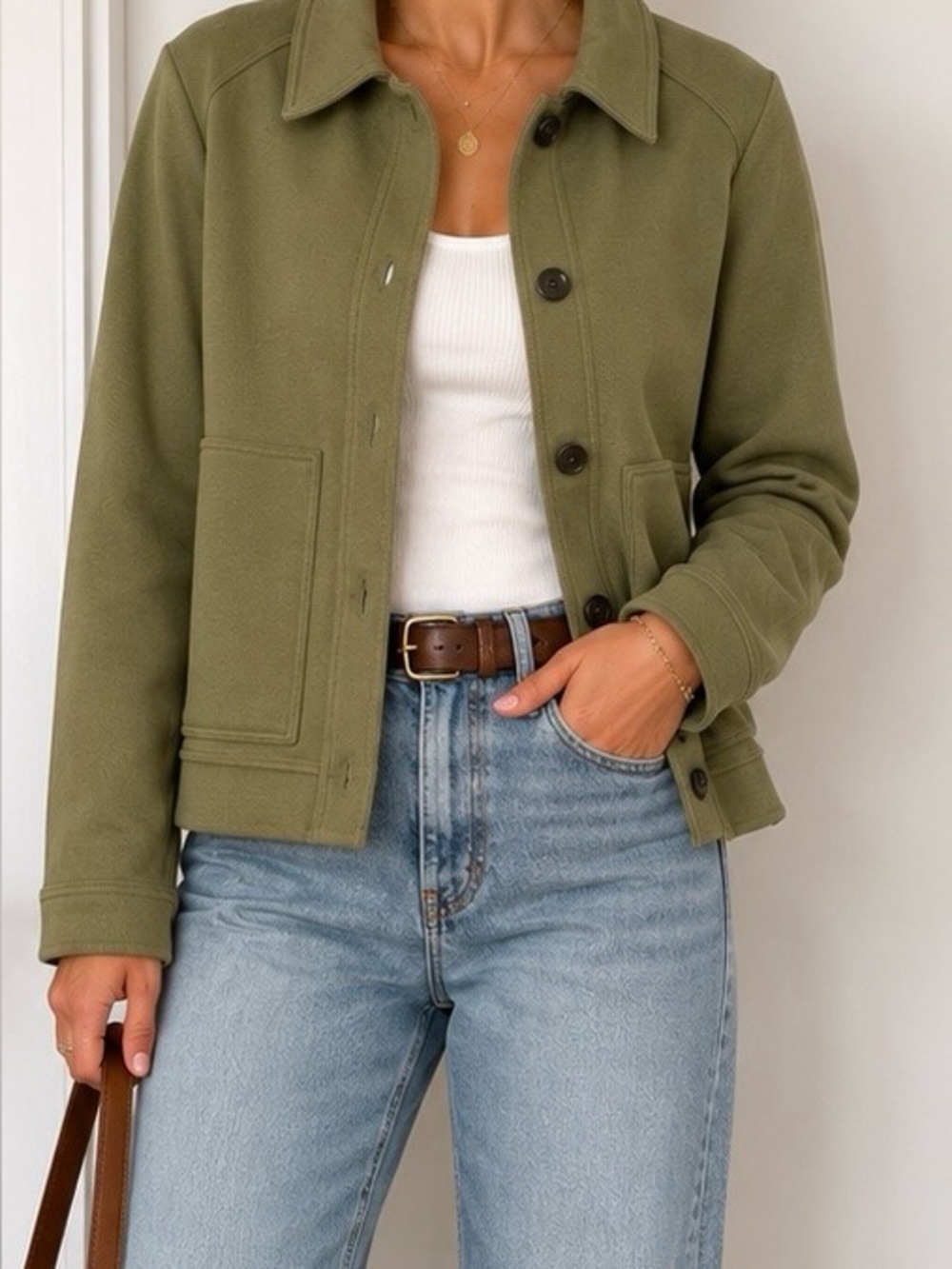 Banana Republic bomber coat